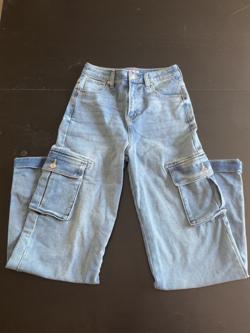 Juicy Couture Light Blue Denim Jeans with Pink Label
